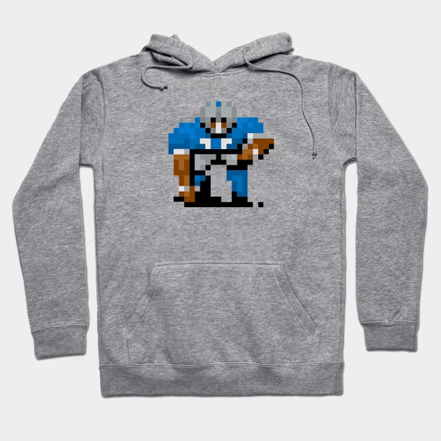 16-Bit Lineman - Detroit Hoodie by The Pixel League